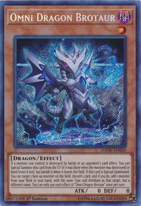 Omni Dragon Brotaur [DANE-EN020] Secret Rare - Doe's Cards