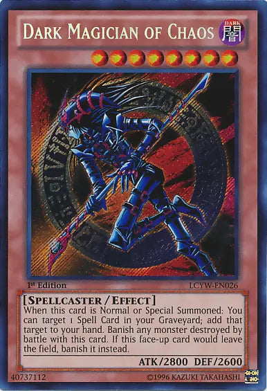 Dark Magician of Chaos [LCYW-EN026] Secret Rare - Doe's Cards