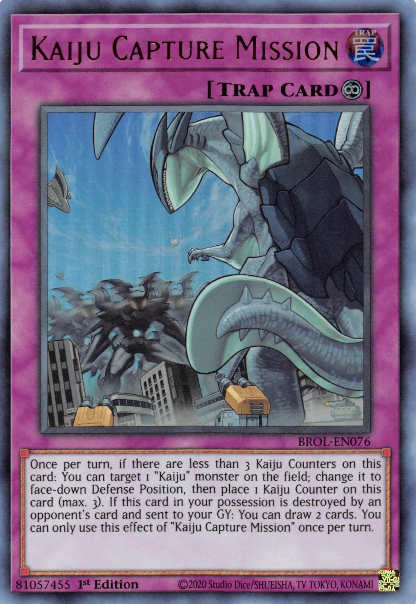 Kaiju Capture Mission [BROL-EN076] Ultra Rare - Doe's Cards