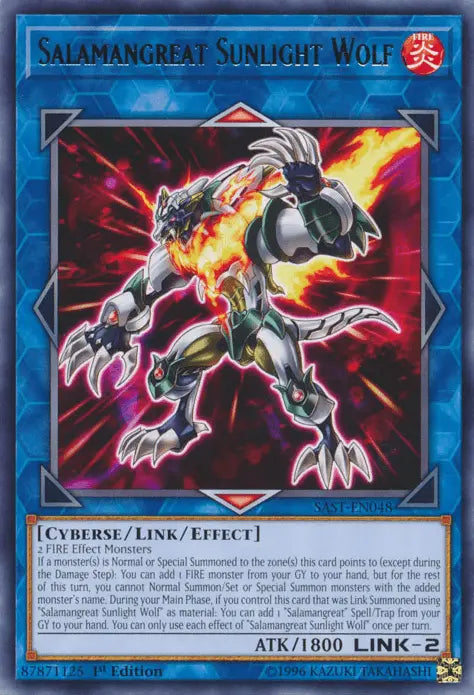 Salamangreat Sunlight Wolf [SAST-EN048] Rare - Doe's Cards