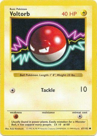 Voltorb (67/102) [Base Set Shadowless Unlimited] - Doe's Cards