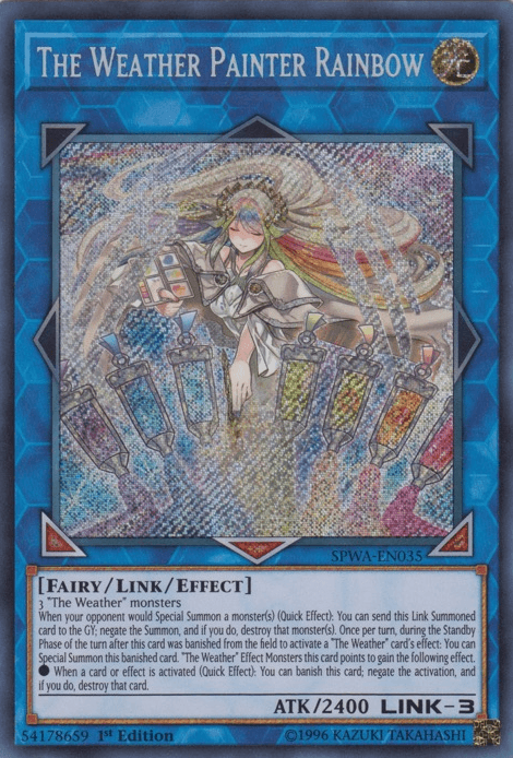 The Weather Painter Rainbow [SPWA-EN035] Secret Rare - Doe's Cards