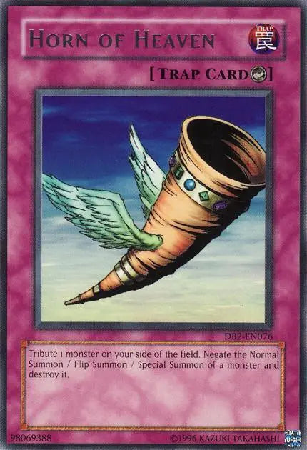 Horn of Heaven [DB2-EN076] Rare - Doe's Cards