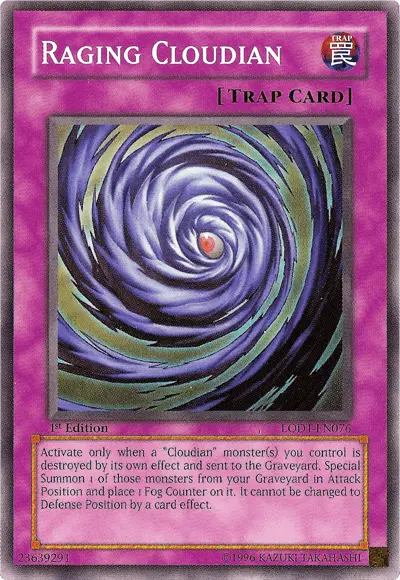 Raging Cloudian [LODT-EN076] Common - Doe's Cards
