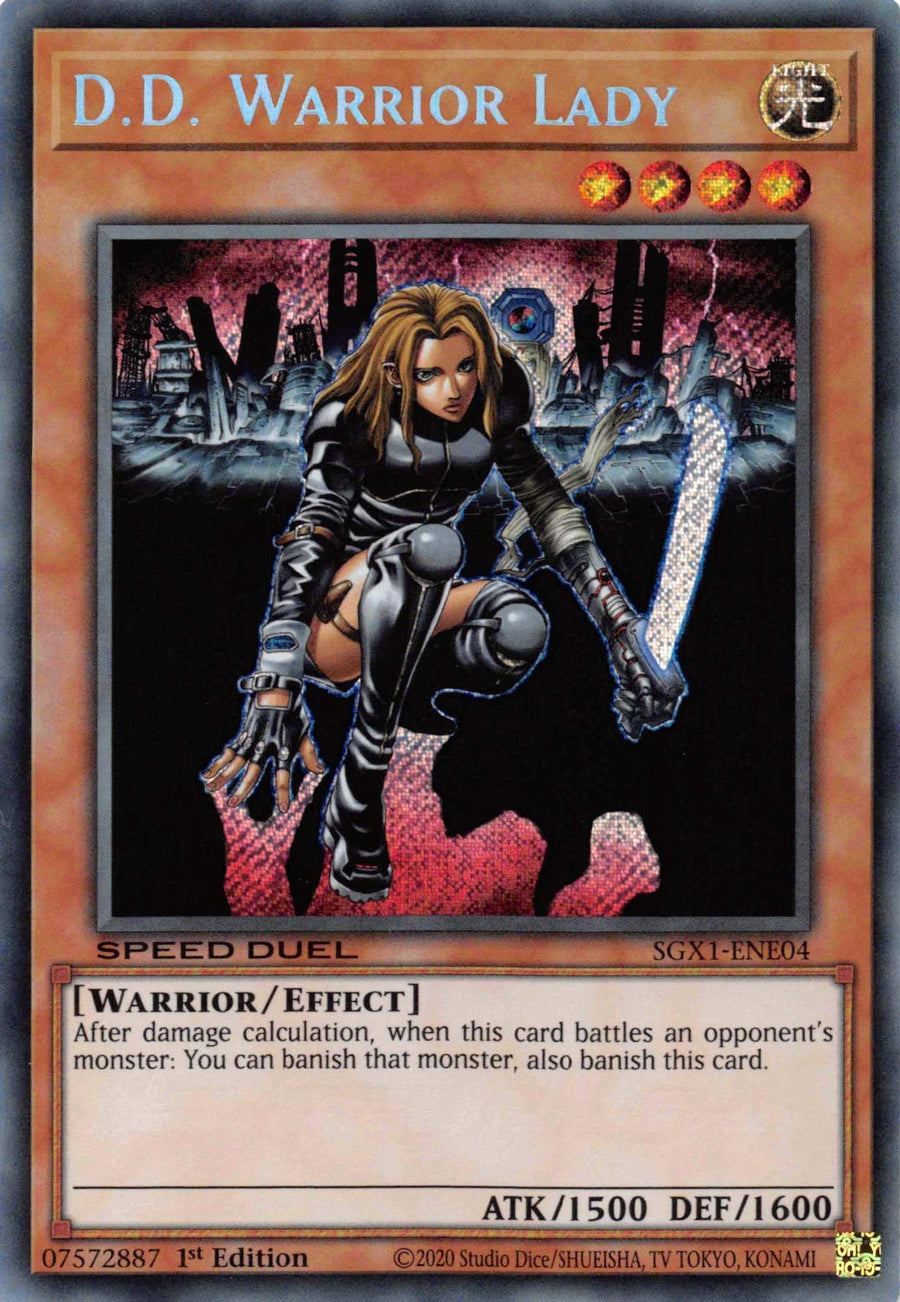 D.D. Warrior Lady [SGX1-ENE04] Secret Rare - Doe's Cards