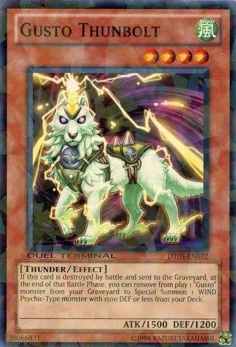 Gusto Thunbolt [DT05-EN072] Common - Doe's Cards