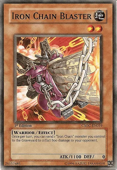 Iron Chain Blaster [CSOC-EN019] Common - Doe's Cards