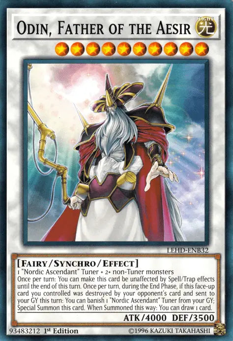 Odin, Father of the Aesir [LEHD-ENB32] Common - Doe's Cards