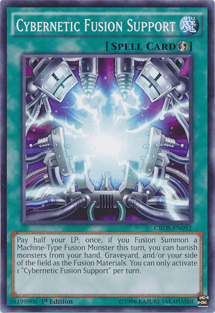 Cybernetic Fusion Support [CROS-EN092] Common - Doe's Cards