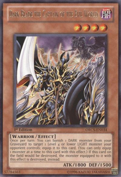 Dark Blade the Captain of the Evil World [ORCS-EN034] Rare - Doe's Cards