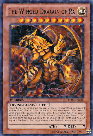 The Winged Dragon of Ra [BP02-EN126] Mosaic Rare - Doe's Cards