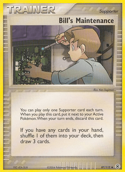 Bill's Maintenance (87/112) [EX: FireRed & LeafGreen] - Doe's Cards