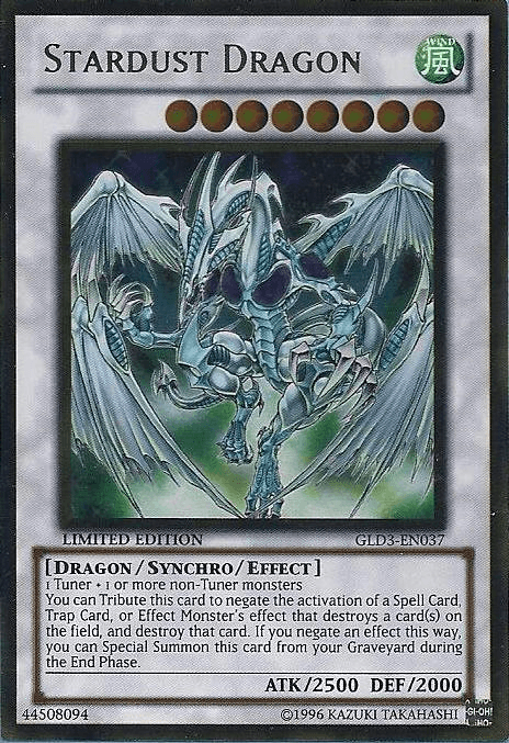 Stardust Dragon [GLD3-EN037] Gold Rare - Doe's Cards