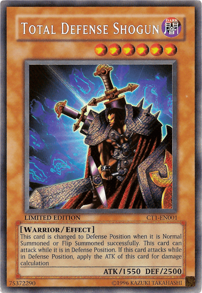 Total Defense Shogun [CT1-EN001] Secret Rare - Doe's Cards