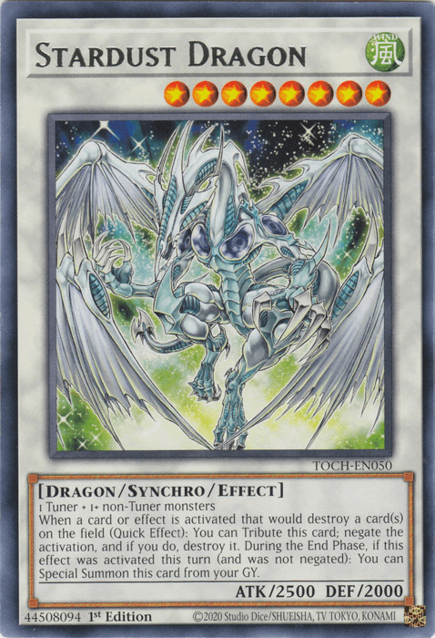 Stardust Dragon [TOCH-EN050] Rare - Doe's Cards