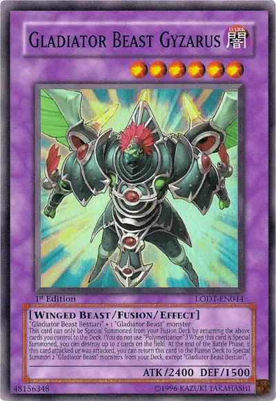 Gladiator Beast Gyzarus [LODT-EN044] Super Rare - Doe's Cards