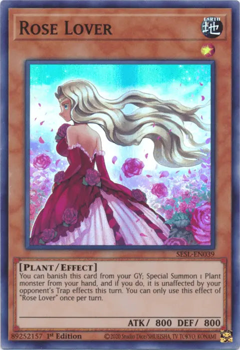 Rose Lover [SESL-EN039] Super Rare - Doe's Cards