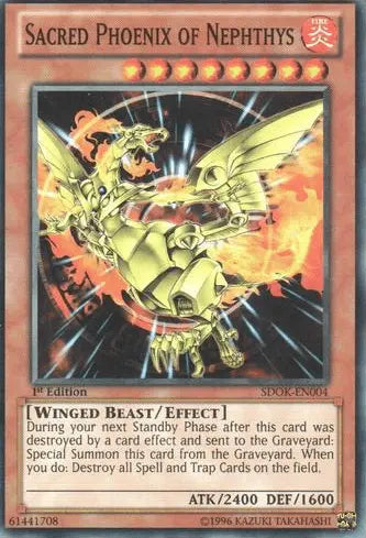 Sacred Phoenix of Nephthys [SDOK-EN004] Common - Doe's Cards