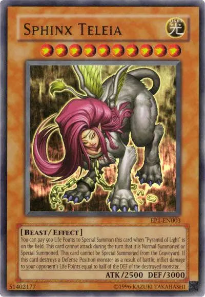 Sphinx Teleia [EP1-EN003] Ultra Rare - Doe's Cards