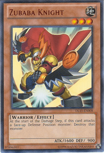 Zubaba Knight (Red) [DL15-EN008] Rare - Doe's Cards