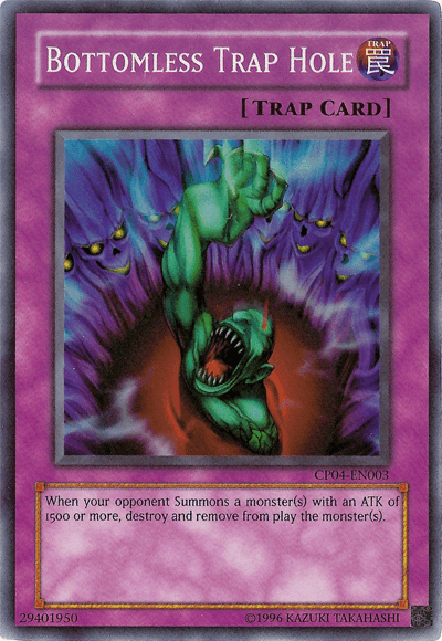 Bottomless Trap Hole [CP04-EN003] Super Rare - Doe's Cards