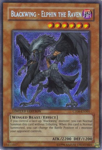 Blackwing - Elphin the Raven [CT06-ENS01] Secret Rare - Doe's Cards