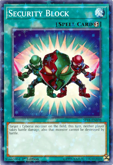 Security Block [SP18-EN038] Starfoil Rare - Doe's Cards