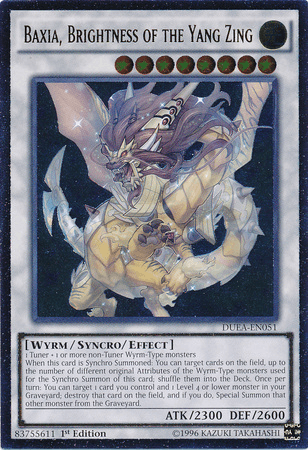 Baxia, Brightness of the Yang Zing (UTR) [DUEA-EN051] Ultimate Rare - Doe's Cards