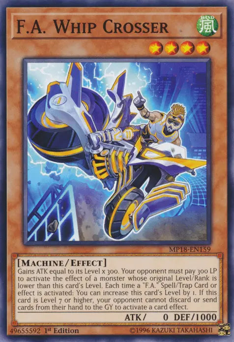 F.A. Whip Crosser [MP18-EN159] Common - Doe's Cards