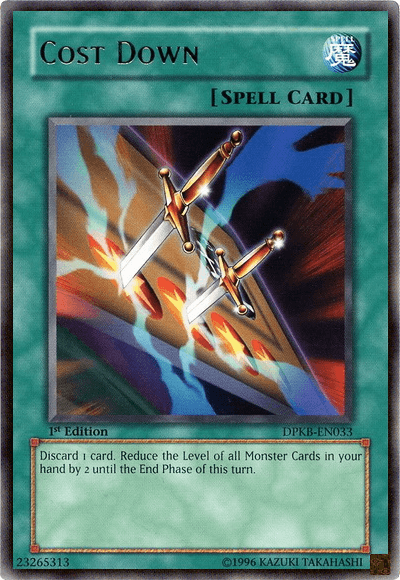 Cost Down [DPKB-EN033] Rare - Doe's Cards