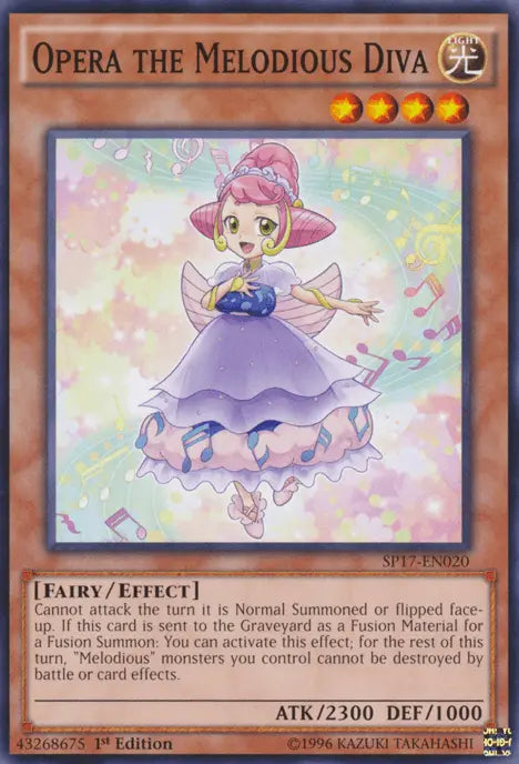 Opera the Melodious Diva [SP17-EN020] Common - Doe's Cards