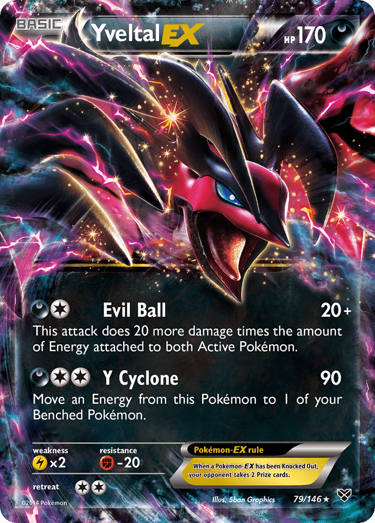 Yveltal EX (79/146) [XY: Base Set] - Doe's Cards