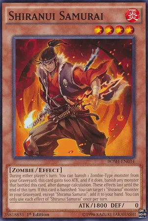 Shiranui Samurai [BOSH-EN034] Common - Doe's Cards