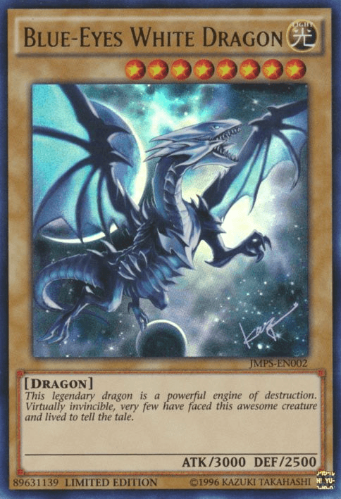 Blue-Eyes White Dragon [JMPS-EN002] Ultra Rare - Doe's Cards