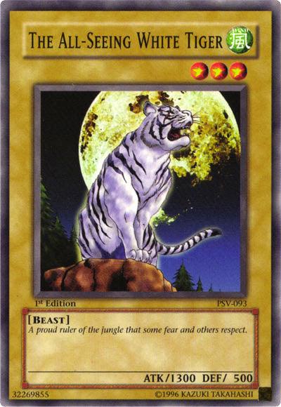 The All-Seeing White Tiger [PSV-093] Common - Doe's Cards