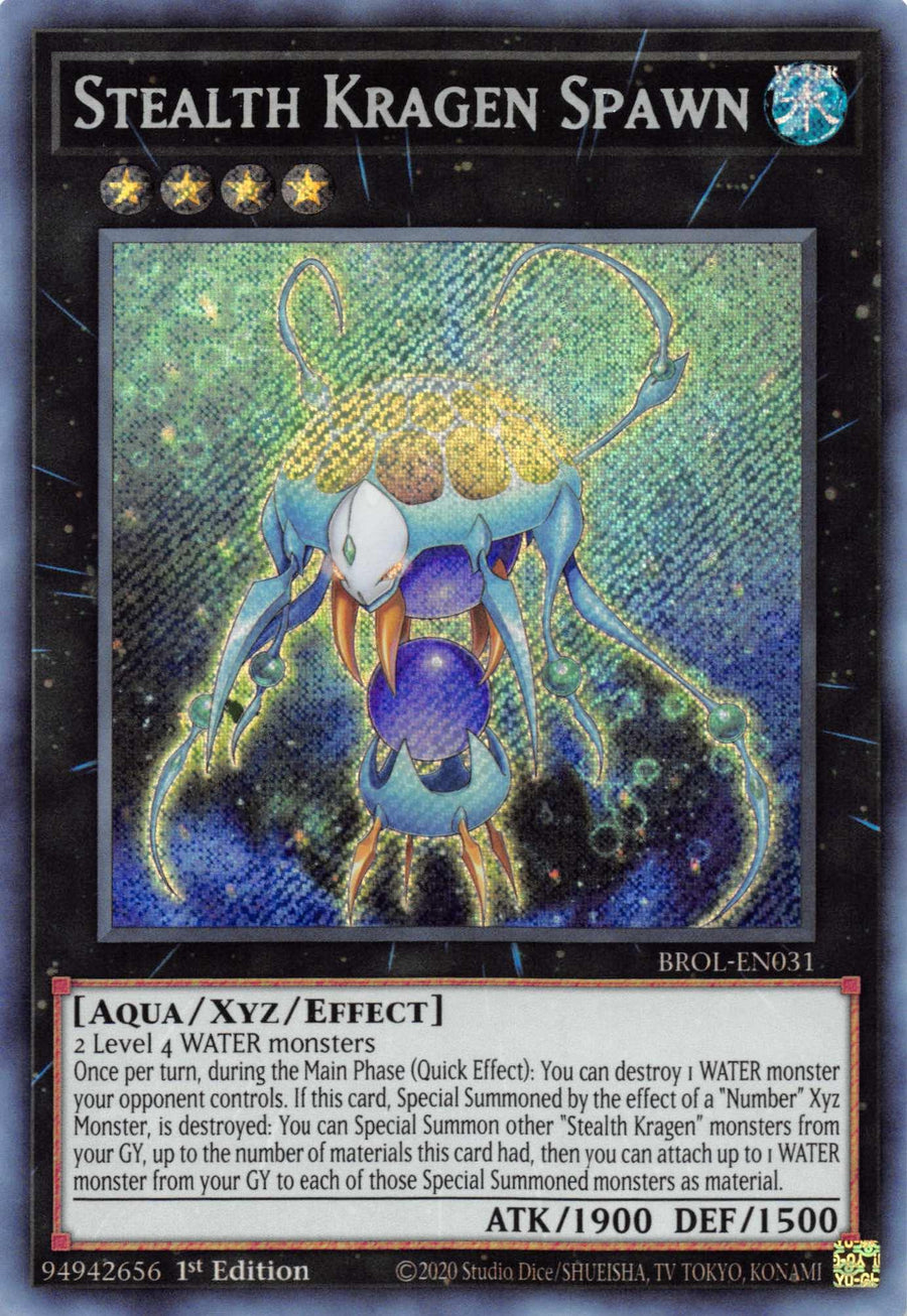 Stealth Kragen Spawn [BROL-EN031] Secret Rare - Doe's Cards