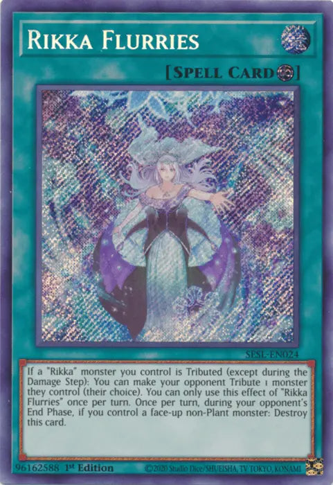 Rikka Flurries [SESL-EN024] Secret Rare - Doe's Cards