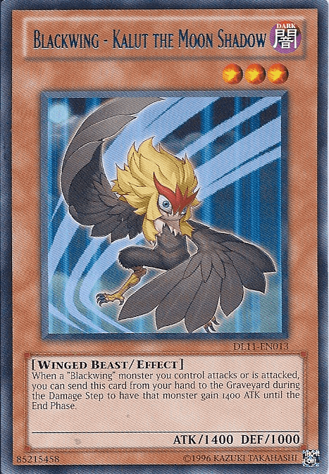 Blackwing - Kalut the Moon Shadow (Blue) [DL11-EN013] Rare - Doe's Cards