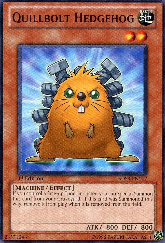 Quillbolt Hedgehog [5DS3-EN012] Common - Doe's Cards