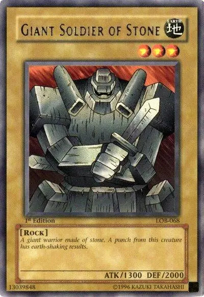 Giant Soldier of Stone [LOB-068] Rare - Doe's Cards