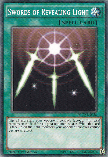 Swords of Revealing Light [YGLD-ENC25] Common - Doe's Cards