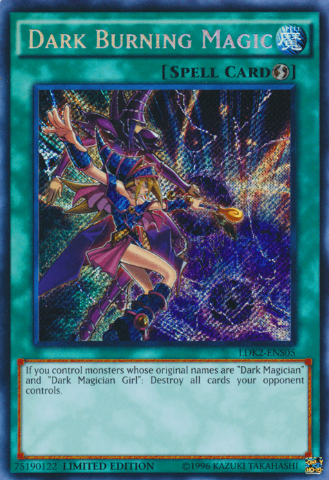 Dark Burning Magic [LDK2-ENS05] Secret Rare - Doe's Cards