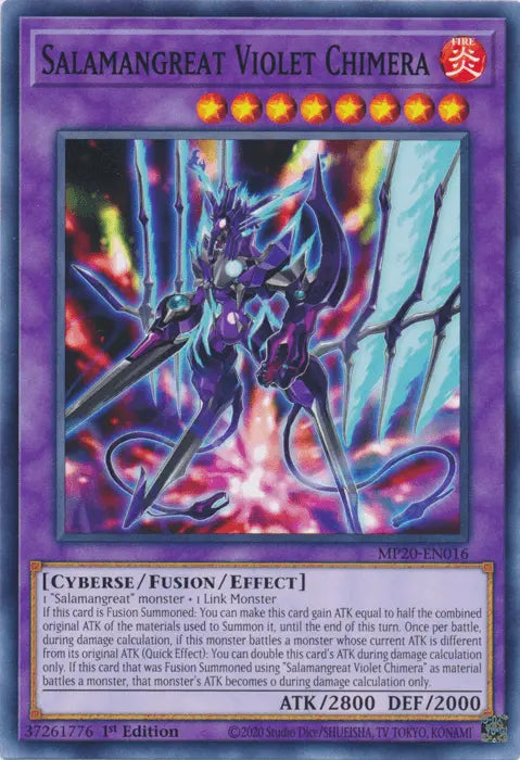 Salamangreat Violet Chimera [MP20-EN016] Common - Doe's Cards