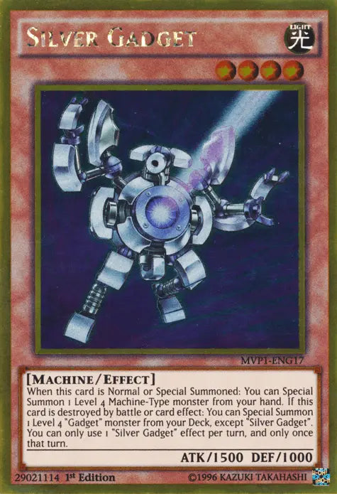 Silver Gadget [MVP1-ENG17] Gold Rare - Doe's Cards