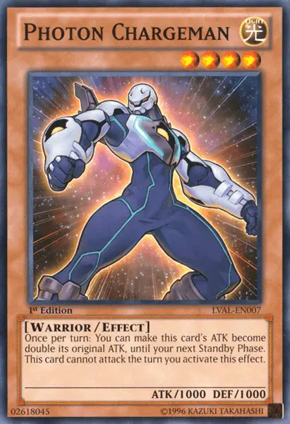 Photon Chargeman [LVAL-EN007] Common - Doe's Cards
