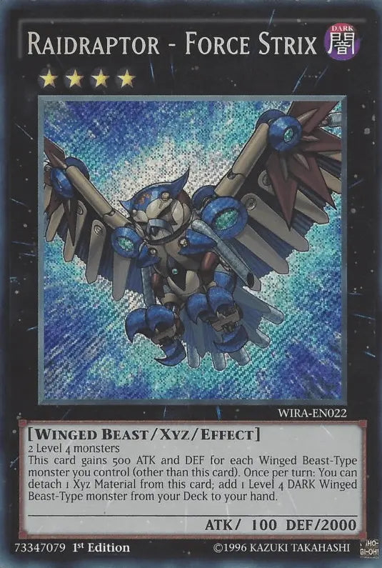 Raidraptor - Force Strix [WIRA-EN022] Secret Rare - Doe's Cards