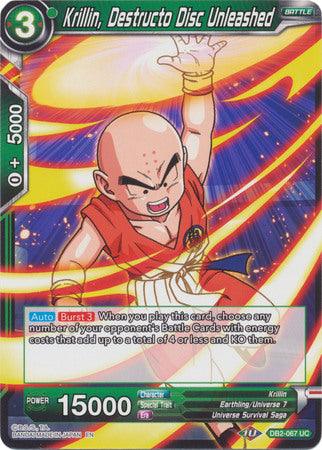 Krillin, Destructo Disc Unleashed (DB2-067) [Divine Multiverse] - Doe's Cards