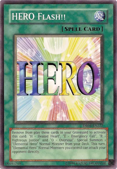 HERO Flash!! [DR04-EN222] Common - Doe's Cards