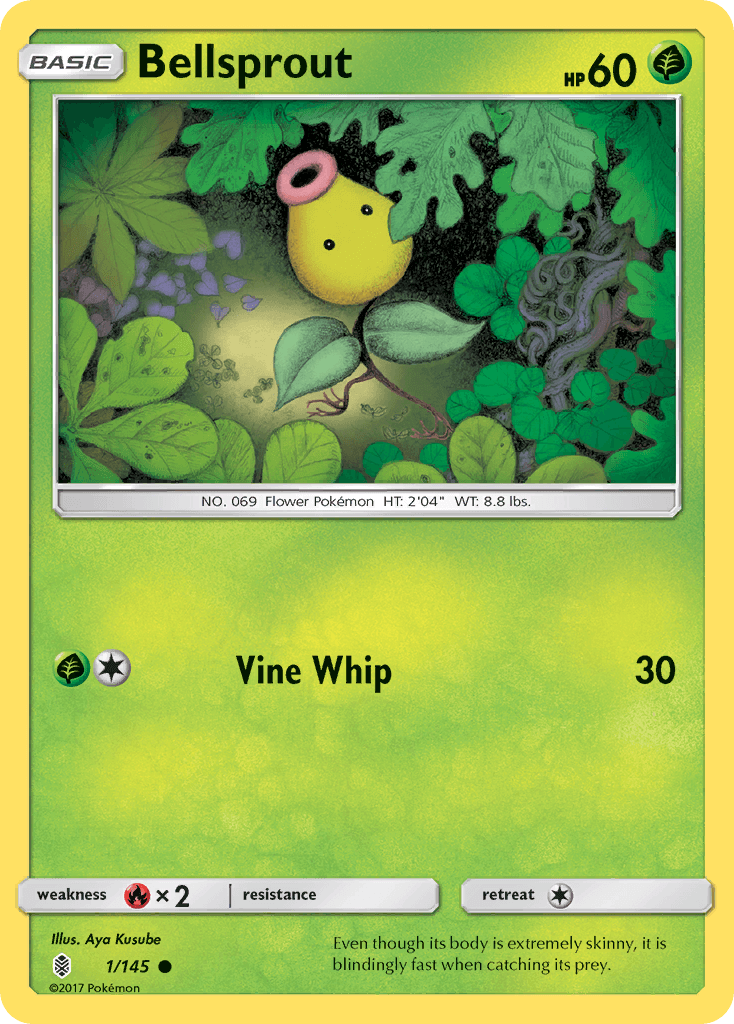 Bellsprout (1/145) [Sun & Moon: Guardians Rising] - Doe's Cards