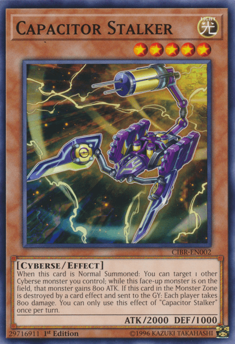 Capacitor Stalker [CIBR-EN002] Common - Doe's Cards